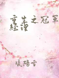 重生之冠军篮球经理