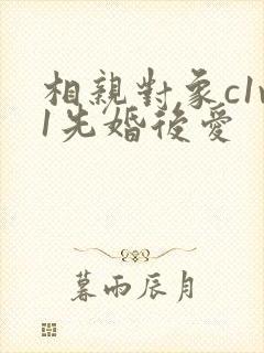 相亲对象c1v1先婚后爱
