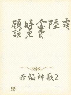 顾时念陆霆骁小说免费