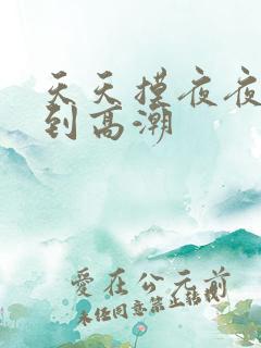 天天摸夜夜摸摸到高潮