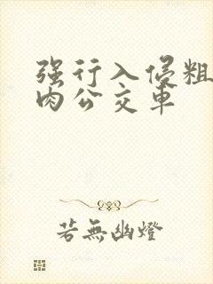 强行入侵粗暴h肉公交车