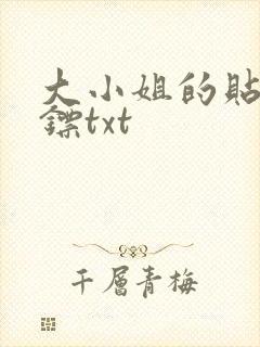 大小姐的贴身保镖txt