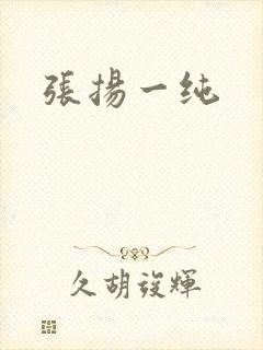 张扬一纯