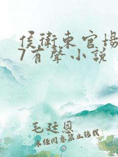 侯卫东官场笔记7有声小说