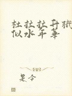 杜拉拉升职记之似水年华