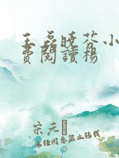 王磊晓芬小说免费阅读杨