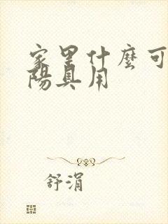 家里什么可以当阳具用