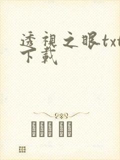 透视之眼txt下载
