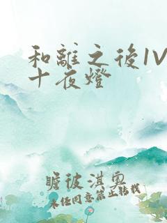 和离之后1V1十夜灯