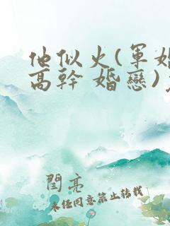 他似火(军婚 高干 婚恋)免费阅读