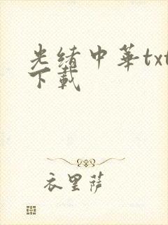 光绪中华txt下载