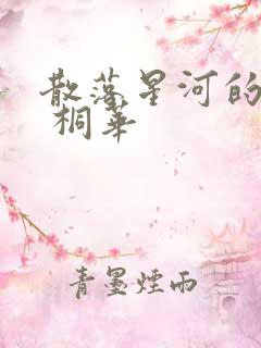 散落星河的记忆 桐华