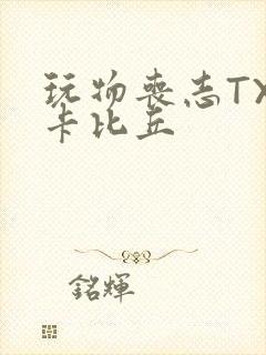 玩物丧志TXT卡比丘