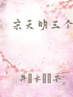 宋天明三个婆娘