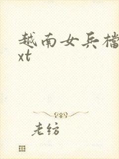 越南女兵档案txt