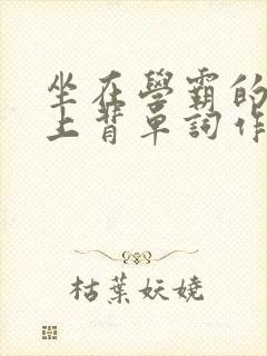 坐在学霸的棍子上背单词作者小说