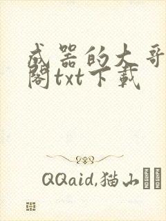 成器的大哥笔趣阁txt下载