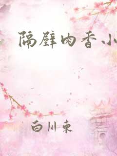 隔壁肉香小说