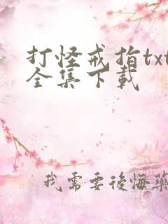 打怪戒指txt全集下载