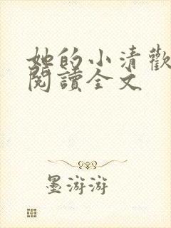她的小清欢免费阅读全文