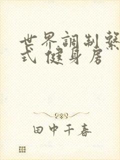 世界调制系统模式 健身房