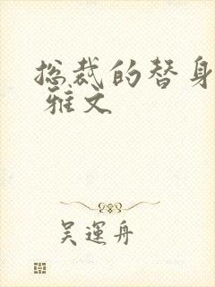 总裁的替身前妻 雅文