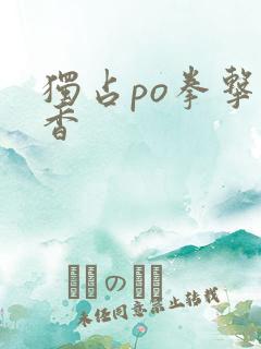 独占po拳击书香