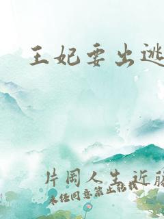王妃要出逃