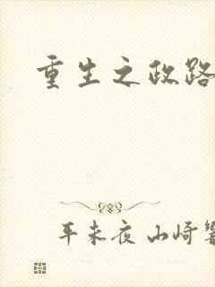 重生之政路风流