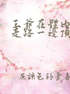 王爷在体内一边走路一边顶