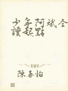 少年阿斌全文阅读起点