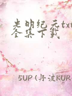 光明纪元txt全集下载