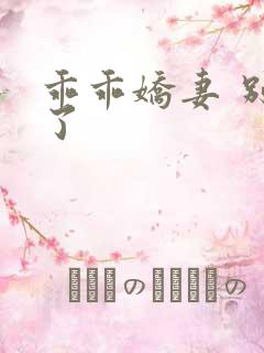 乖乖娇妻 别闹了