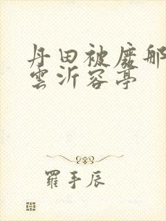 丹田被废那些年云沂容亭