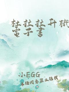 杜拉拉升职记 电子书