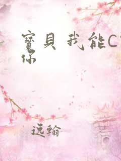 宝贝 我能C哭你