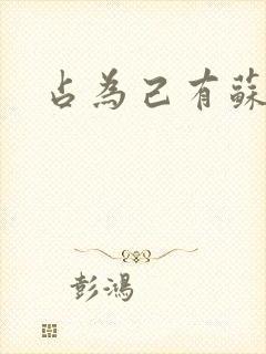 占为己有苏静初