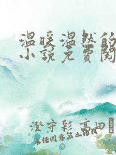 温暖温然的穿越小说免费阅读