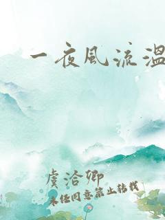 一夜风流温暮生