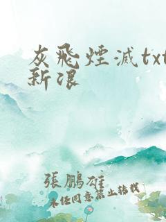 灰飞烟灭txt新浪