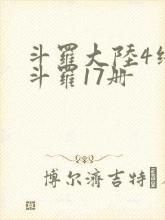 斗罗大陆4终极斗罗17册
