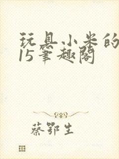 玩具小米的1一15笔趣阁