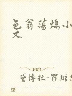 色翁荡熄小说全文