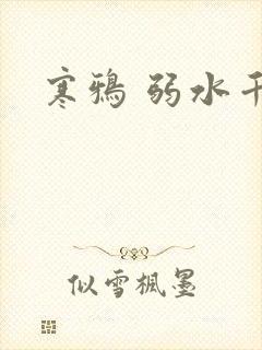 寒鸦 弱水千流