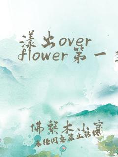 漾出over flower第一季翻译