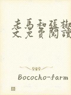 老马和张椒芬全文免费阅读