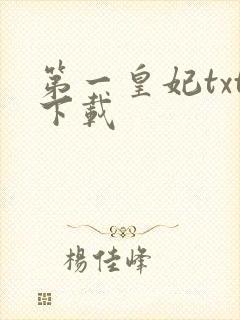 第一皇妃txt下载