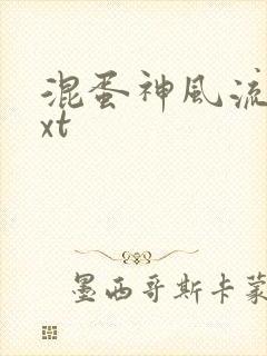 混蛋神风流史txt