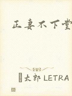 正妻不下堂
