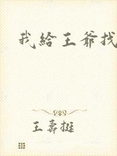 我给王爷找小三